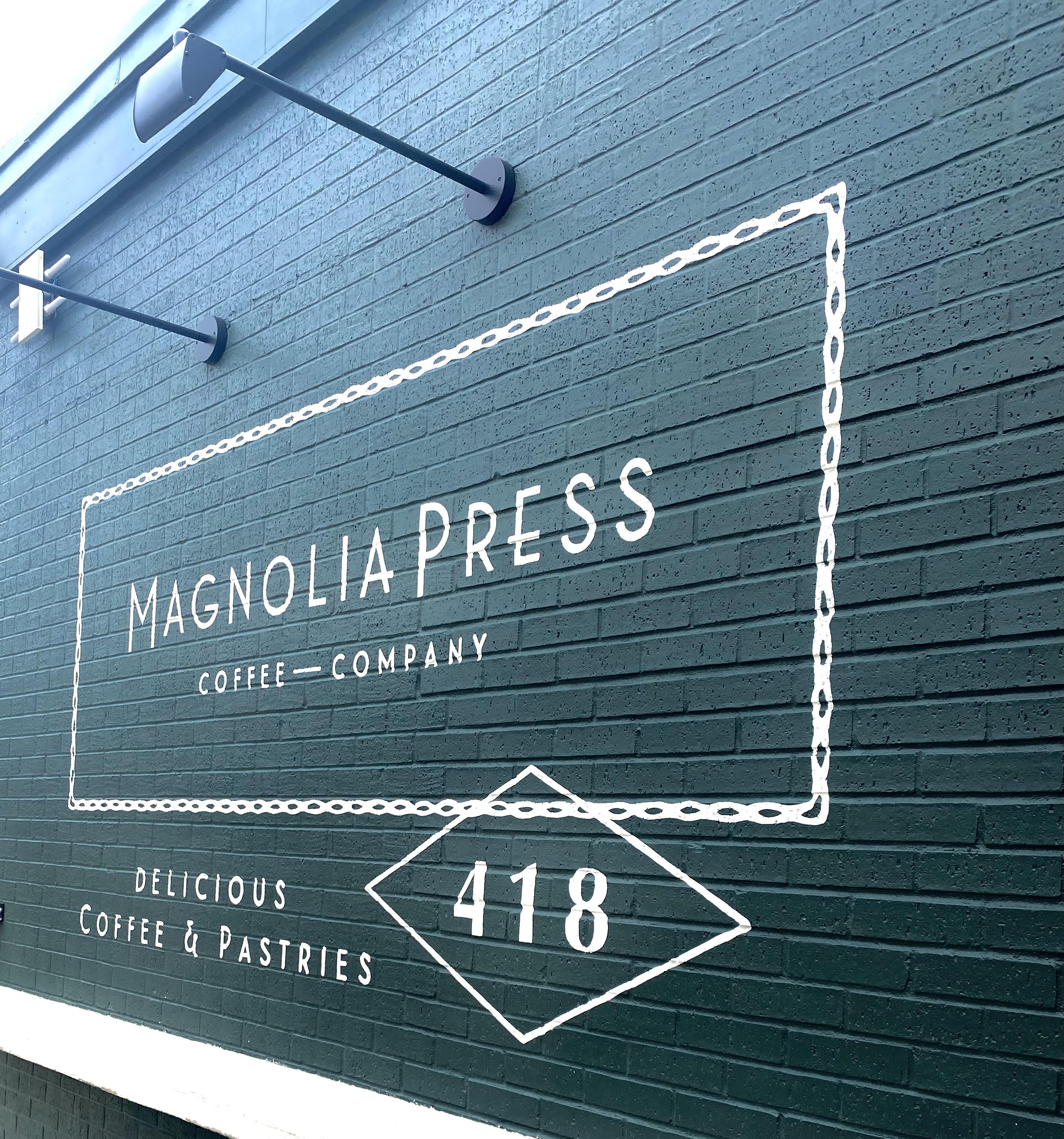 The Magnolia Press at the Magnolia Market in Waco, Texas. In the back near Magnolia Home. Has pastries and coffees found at the Silos Baking Co.