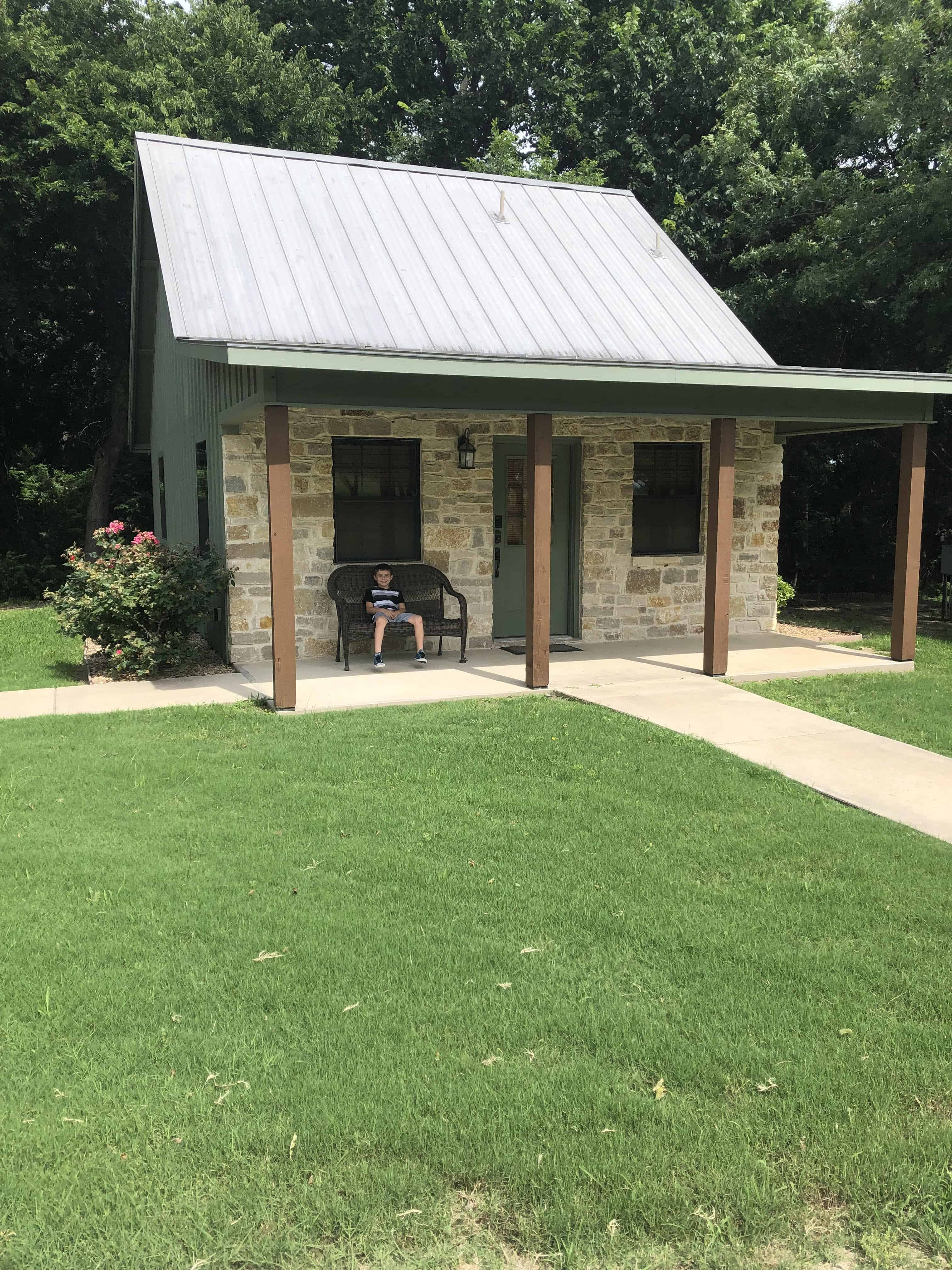 Cabin 3 at the NRS Guest Ranch in Decatur, Texas. A beautiful working Texas Ranch outside of Dallas-Fort Worth Metroplex.  