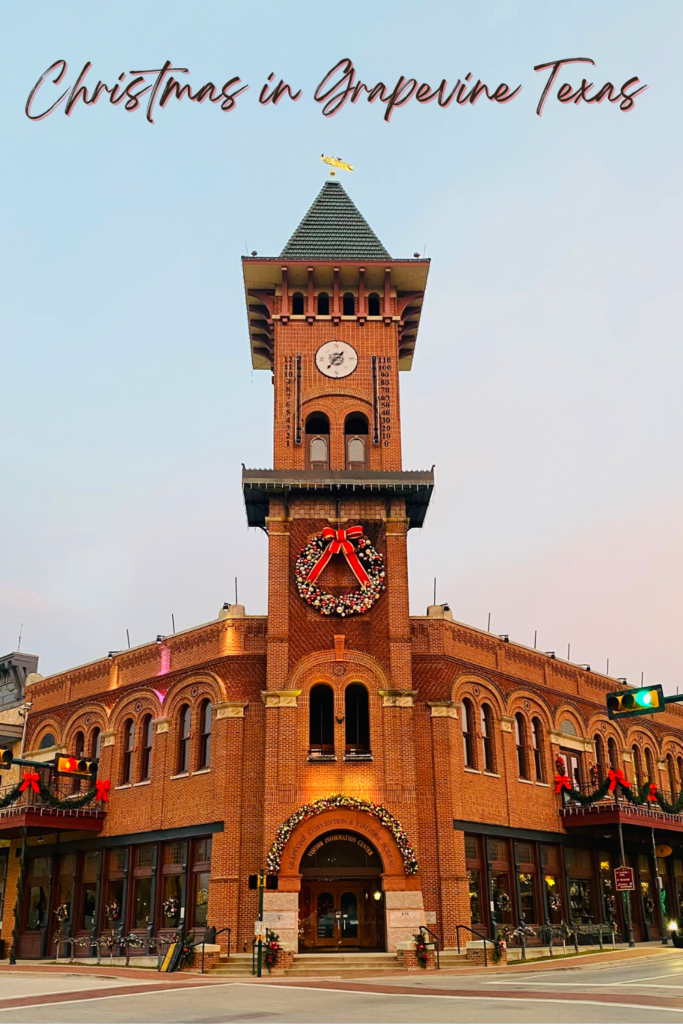 Christmas Towns Texas-Grapevine Main Street City Hall