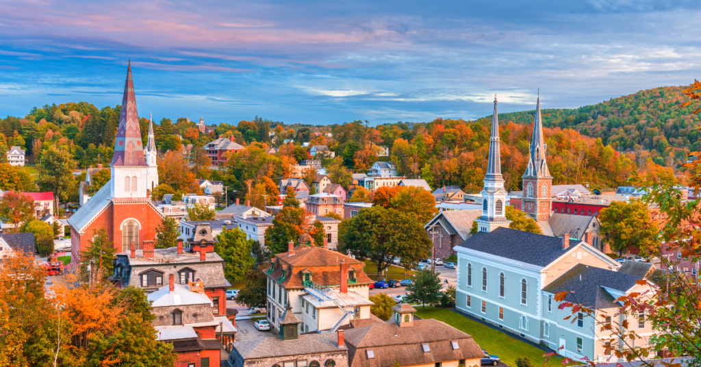 Fall vacations are a great time to visit the New England states. Find out why you should visit Montpelier, VT. Its one of the best places to visit in October in USA