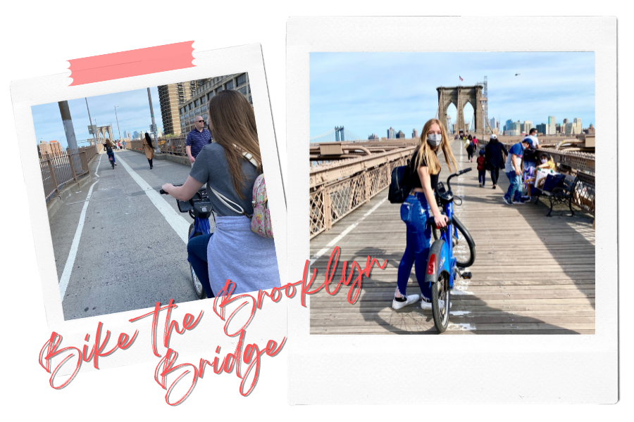 Walking or biking across the Brooklyn Bridge can totally be a teenage thing to do in NYC. This architectural giant is am amazing ride across