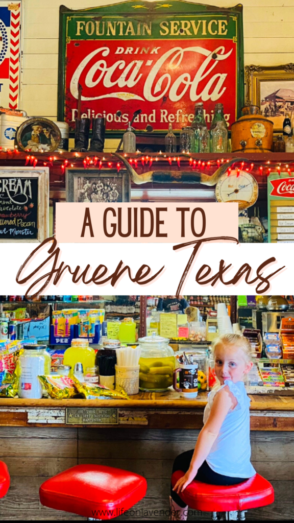 Things to do in Gruene Texas. Pinterest Pin. What to do in Gruene Texas