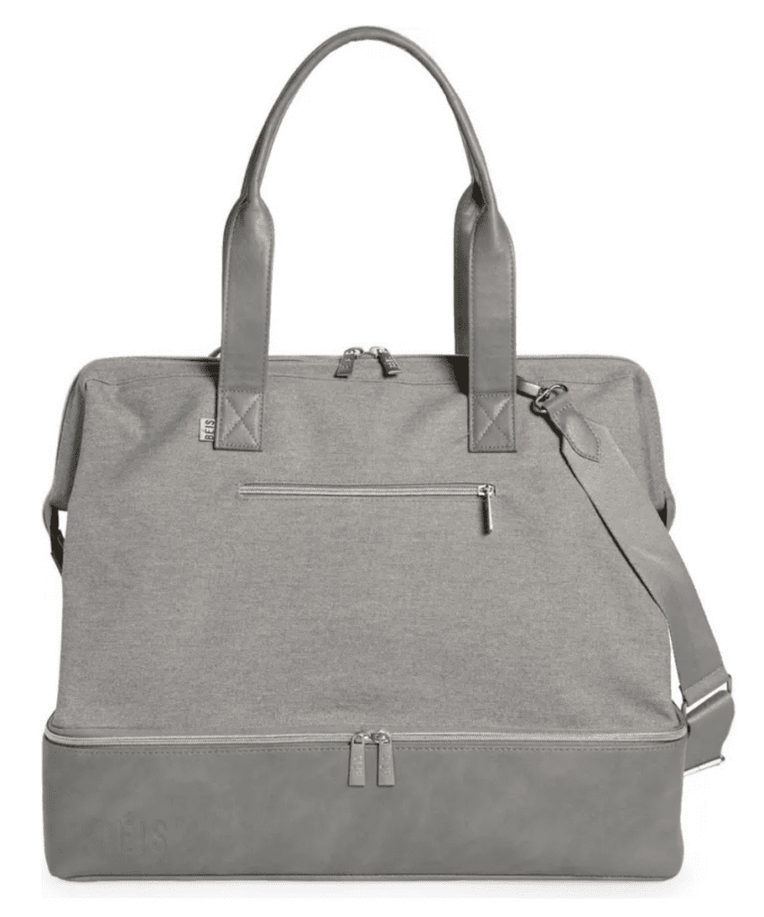 beis weekender bag