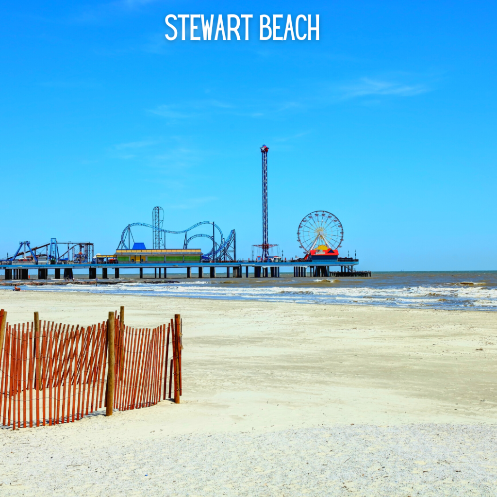 If you're looking for the best beach in Texas for families, look no further than Stewart Beach. Located in Galveston, Stewart Beach has everything you need for a perfect day by the water. Photo Getty Images DenisTangneyJR