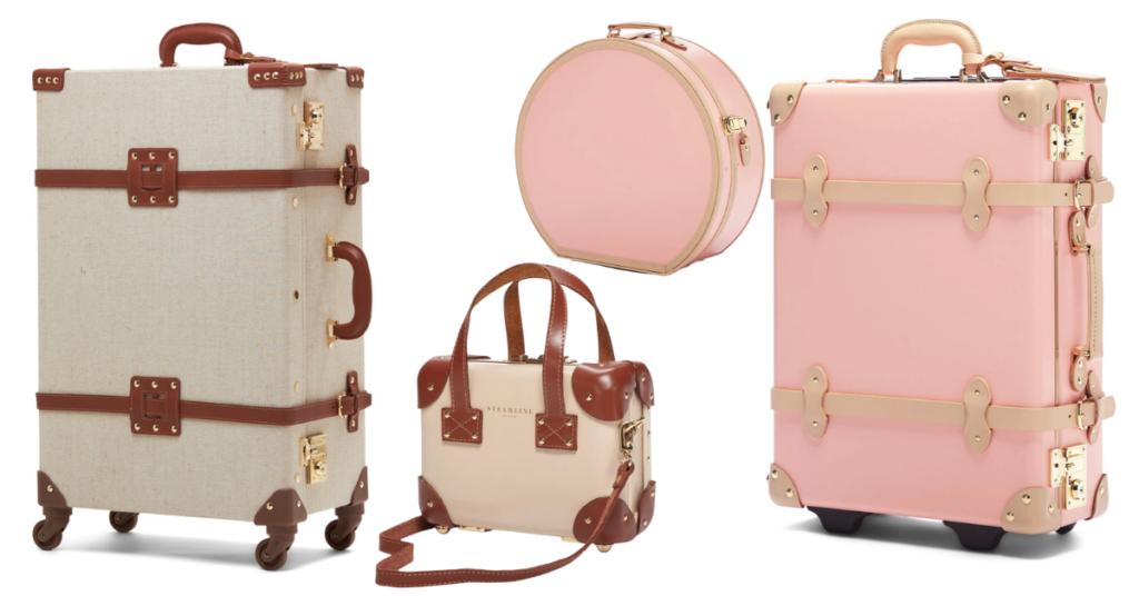 SteamLine Luggage makes some of the most beautiful and best carry-on bags for women. 