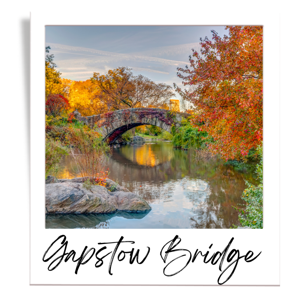 NYC fall weather is the perfect time to stroll Central Park and discover Gapstow Bridge