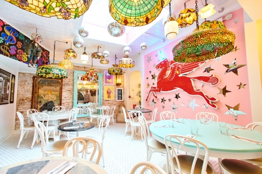 Serendipity 3 has one of the most colorful NYC themed restaurants 