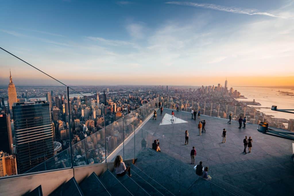 Skyline Steps, The Edge NYC View