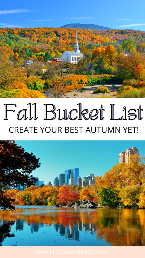 Fall Bucket List, Pinterest Pin 