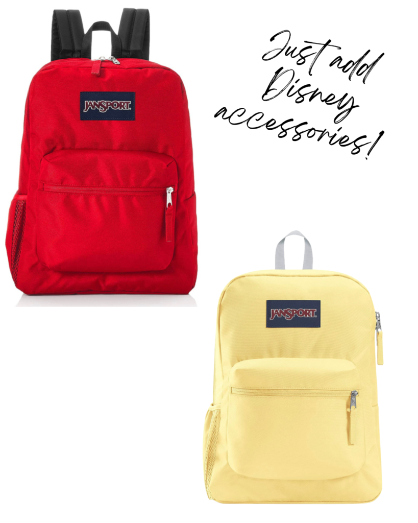 Best Backpack for Disney may just be a plain Jansport and make it festive!