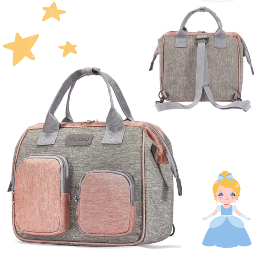 This diaper bag doubles as a backpack, it makes for one of the best backpacks for Disney with babies!