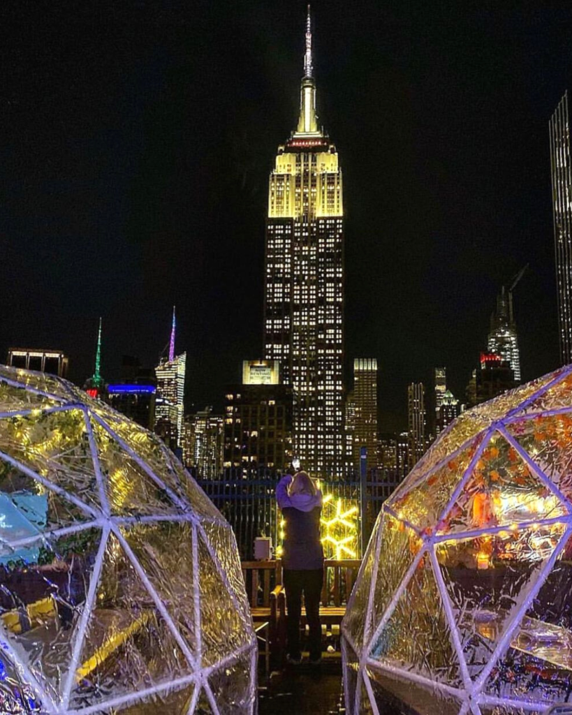 230 FIFTH Rooftop is one of the best Christmas Restaurants NYC 2022