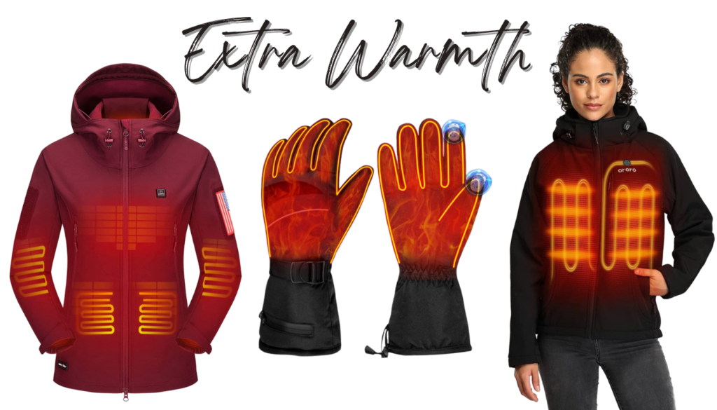 What to wear in NY in December-Electric gloves, jackets and socks