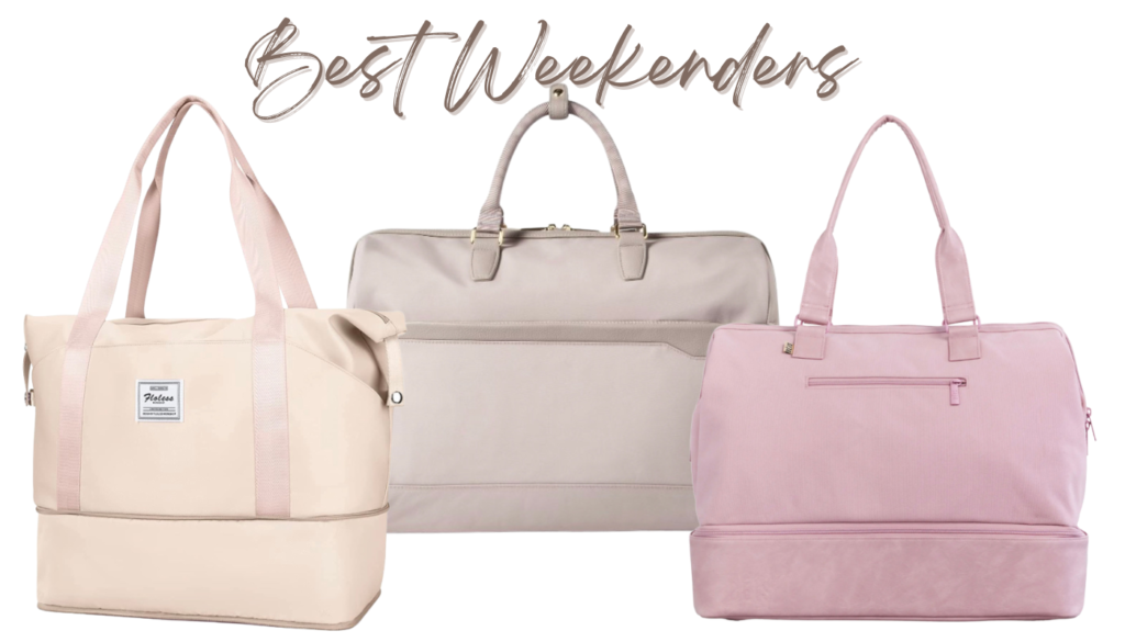 travel essentials for women should include a fantastic weekender bag! 