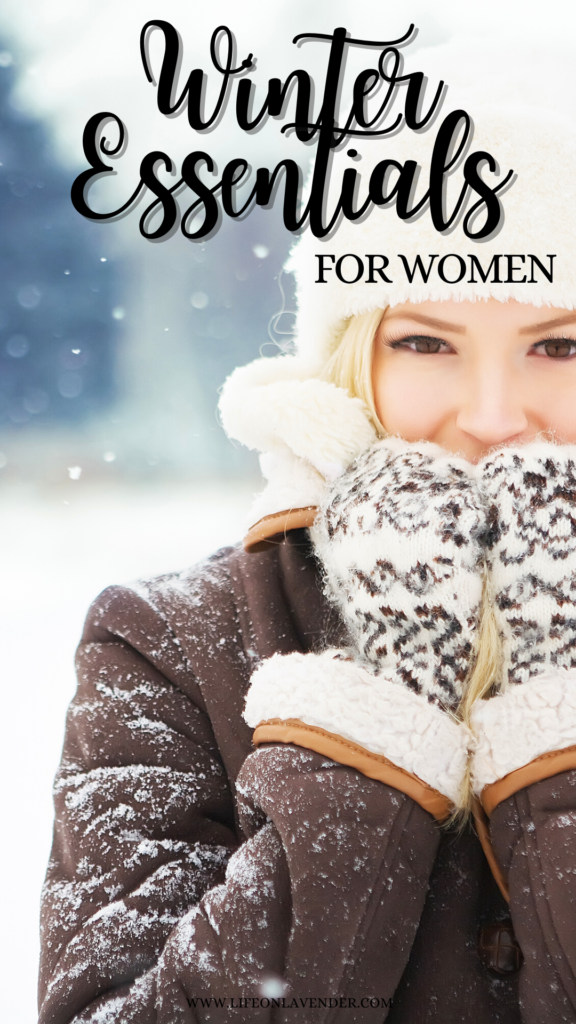 Winter Essentials for Women. Pinterest Pin