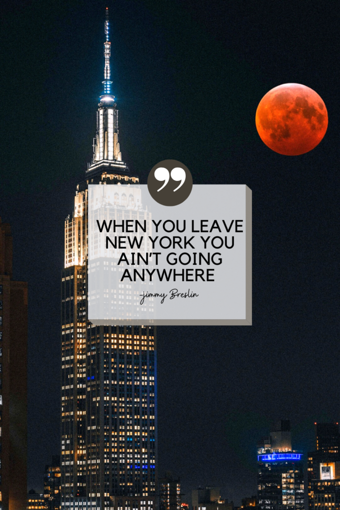 Quotes on New York City 
