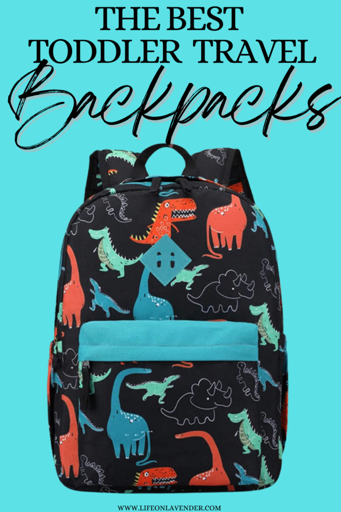 Travel Backpacks for Toddlers. Pinterest Pin 