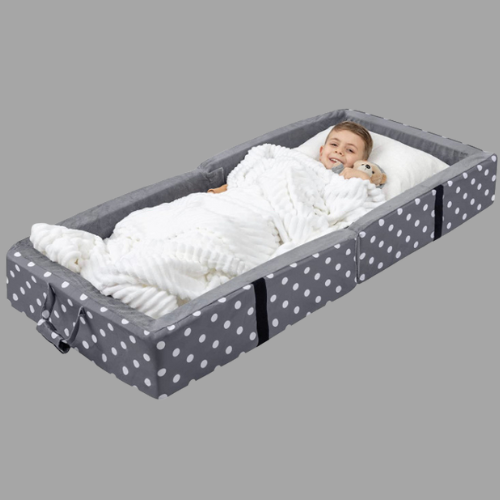 The Milliard folding cot makes great travel beds for toddlers