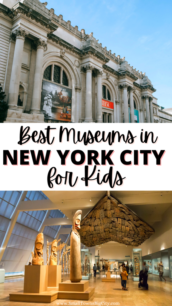 best museums in NYC for Kids. Pinterest Pin