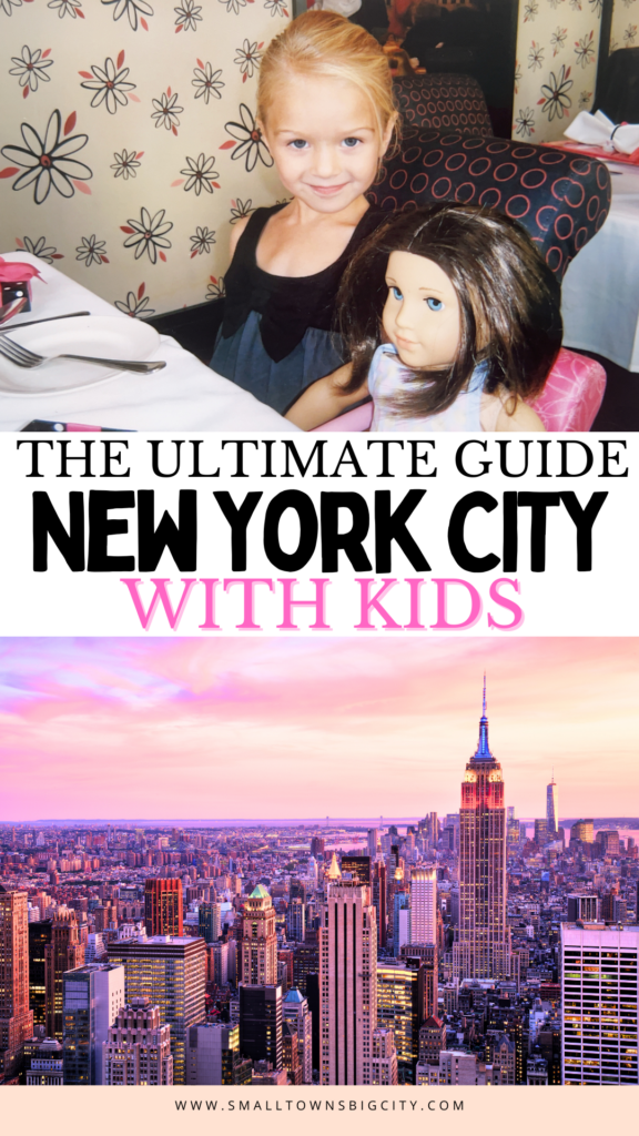 Things to do in NYC with Kids. Pinterest Pin