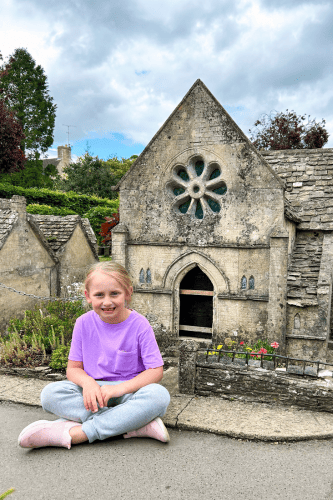 Bourton on the water model village Church Replica