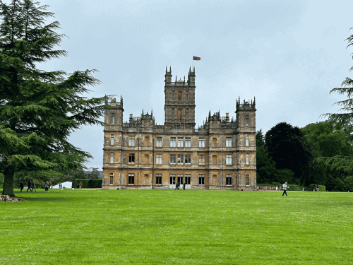 Highclere Castle from afar