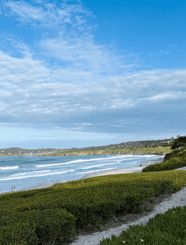 Carmel By the Sea Ocean near the village
